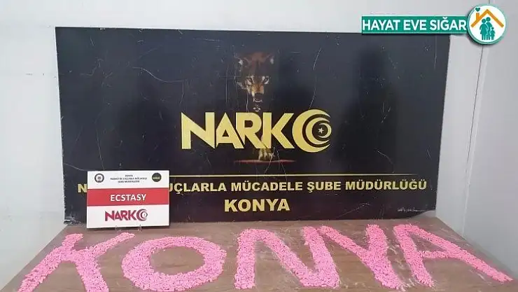 Otomobilin bagajından 5 bin 150 adet ecstasy çıktı