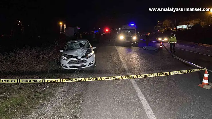 Otomobilin çarptığı yaya hayatını kaybetti