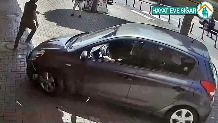 Antalya'da inanılmaz kurtuluş kameralara yansıdı