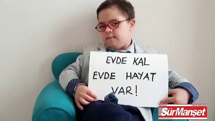 Özel bireylerden 'Evinde Kal' çağrısı