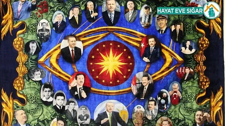 Cumhurbaşkanı Erdoğan sevgisi rekorluk halıya dokundu