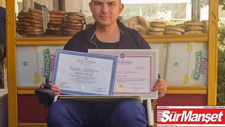 (Özel) Kas hastası Kemal, Cumhurbaşkanı Erdoğan'a yazdığı şiiri okumak istiyor