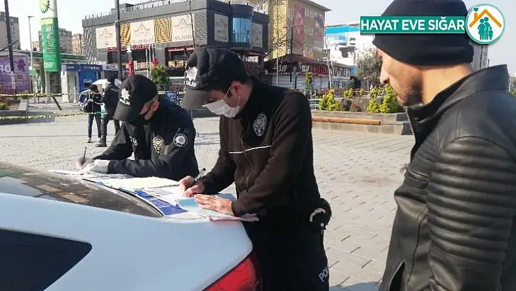 Sokağa çıkma yasağına uymayanlara ilk cezalar yazıldı