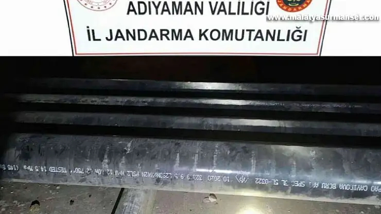 Petrol borularını çalmaya çalışan şahıs yakalandı