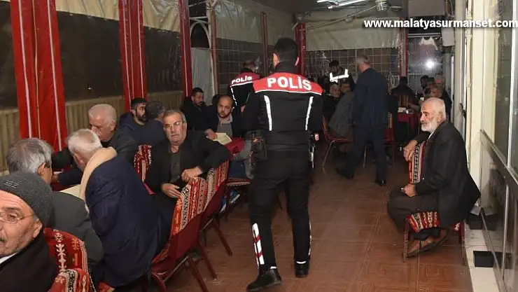 Polis ekiplerinden şok denetim
