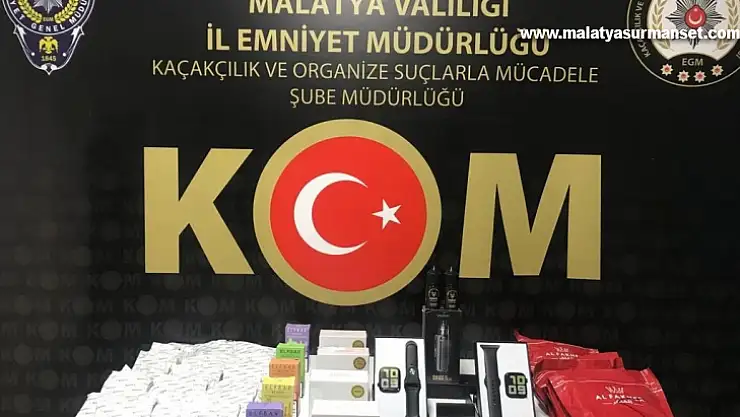 Polisten gümrük kaçağı ürünlere geçit yok