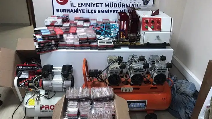 Polisten kaçak tütün operasyonu