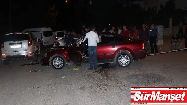 Polisten kaçtı, park halindeki araca çarptı yakalandı