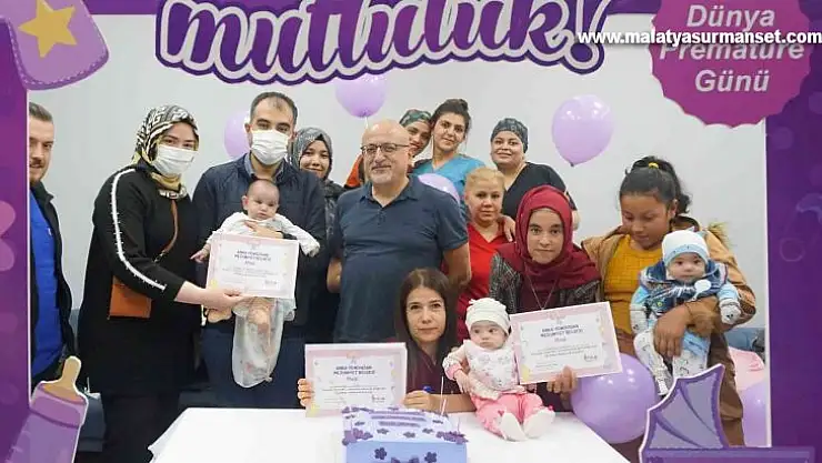 Prematüre bebekler ANKA'da bir araya geldi