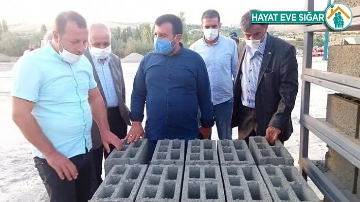 Pütürge'de kilit taşı üretim tesisi açıldı