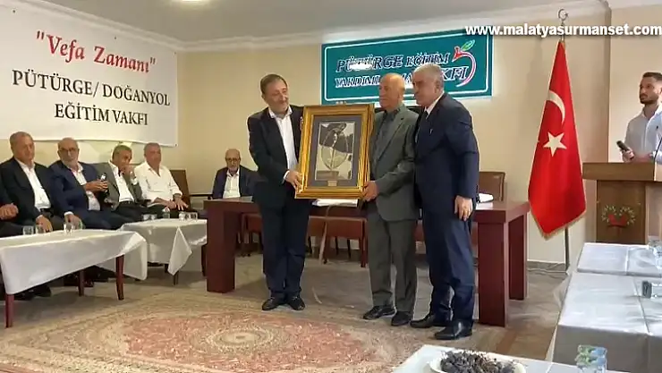 Pütürge-Doğanyol Eğitim Vakfı'ndan 'Vefa Zamanı' Etkinliği