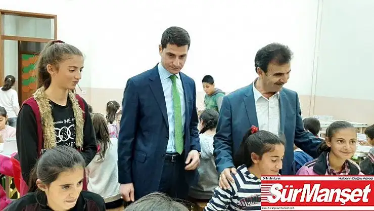 Pütürge Kaymakam Recep Aydın, okul denetledi