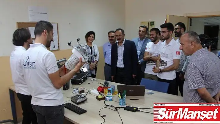 Rektör Demirdağ, Teknofest'e katılacak İHA takımlarını  ziyaret etti
