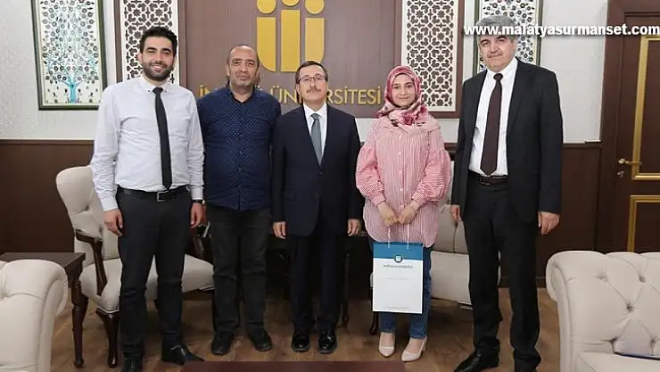 Rektör Kızılay'dan başarılı projeye destek sözü