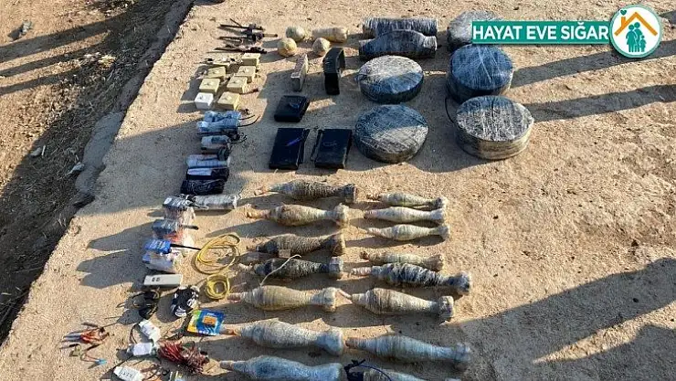 Resulayn'da terör örgütüne ait çok sayıda mühimmat ele geçirildi