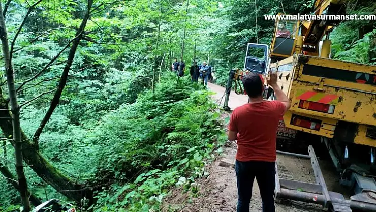 Rize'de cip uçuruma yuvarlandı: 1 yaralı