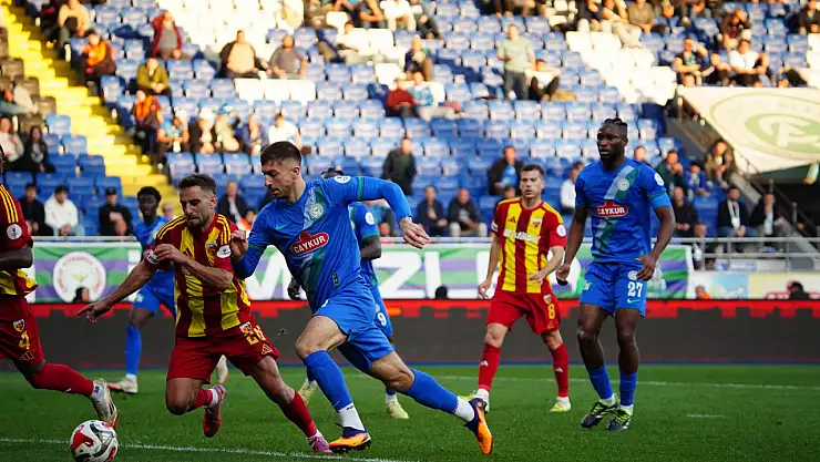 Rizespor Evinde Şok! Kayserispor Benes'le 1-0 Kazandı