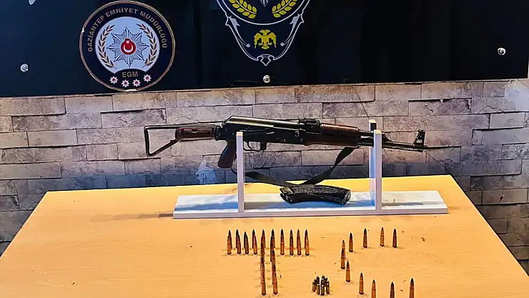 Ruhsatsız Kalaşnikof  Yakalandı!