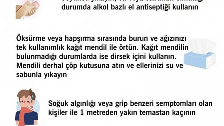 Sağlık Bakanlığından korona virüsten korunma broşürü