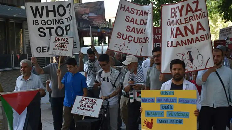 Sağlık Emekçilerinden İsrail'e Tepki, Filistin'e Destek