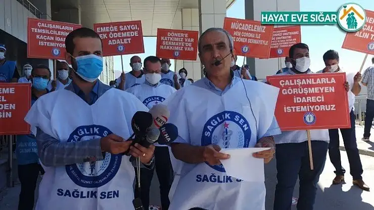Sağlıkçılar maaşlarının genel bütçeden ödenmesini istiyor