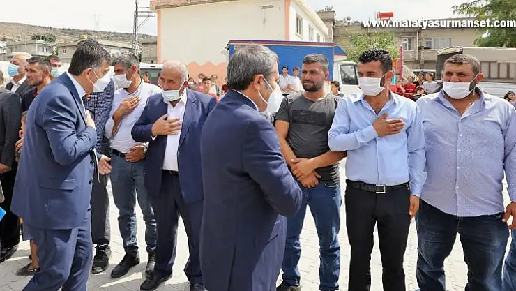 Şahin ile Fadıloğlu, kırsal mahalleleri ziyaret etti