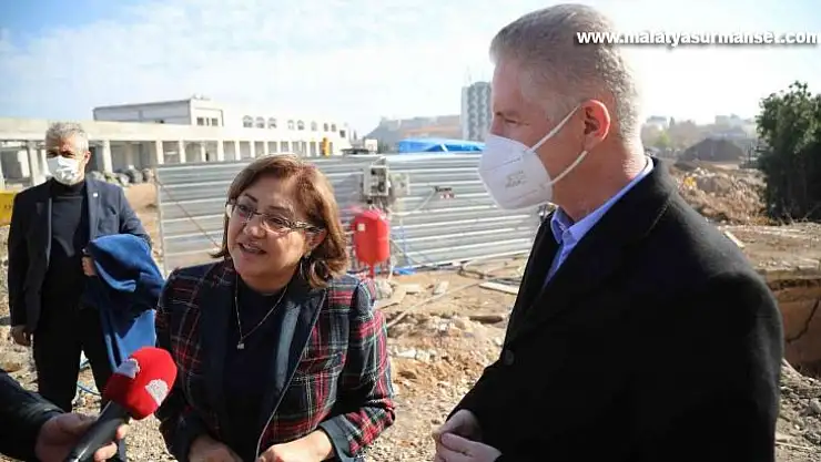Şahin, millet bahçesi çalışmalarını yerinde inceledi