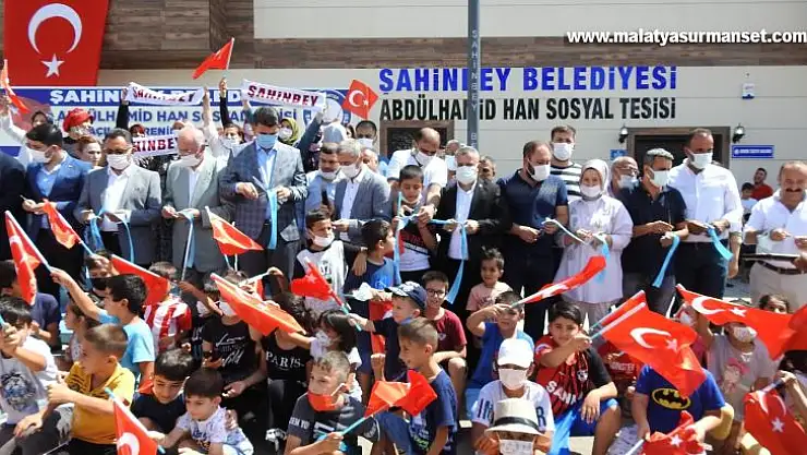Şahinbey Belediyesinden bir sosyal tesis daha