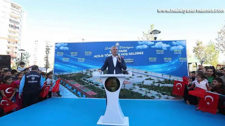Şahinbey'de Şirin Park hizmete açıldı