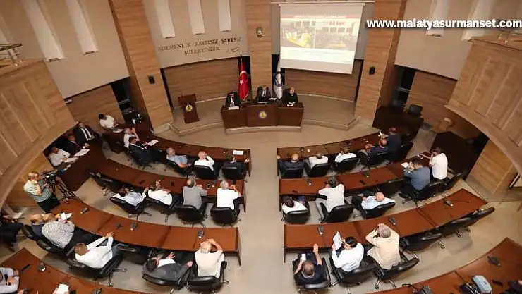 Şahinbey'de temmuz ayı meclis toplantısı yapıldı