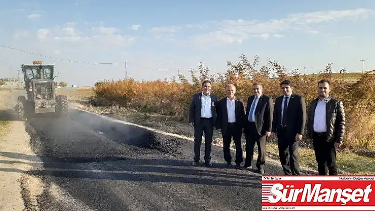 Samsat'ta yollarda yama çalışması başladı