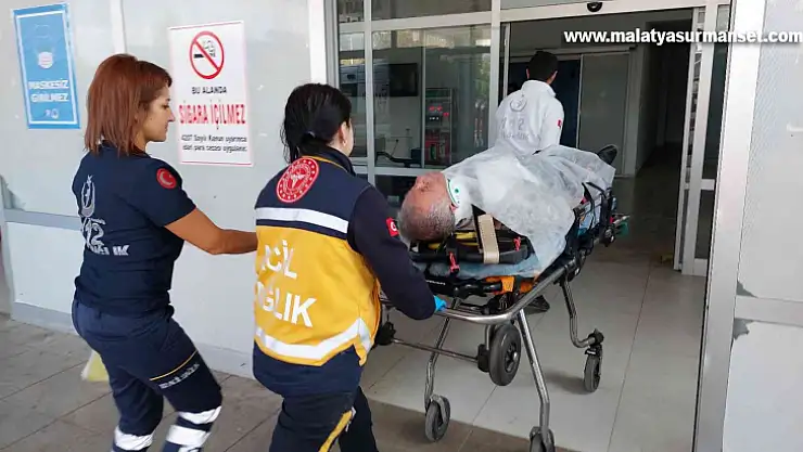 cip ile otomobil çarpıştı: 1 yaralı