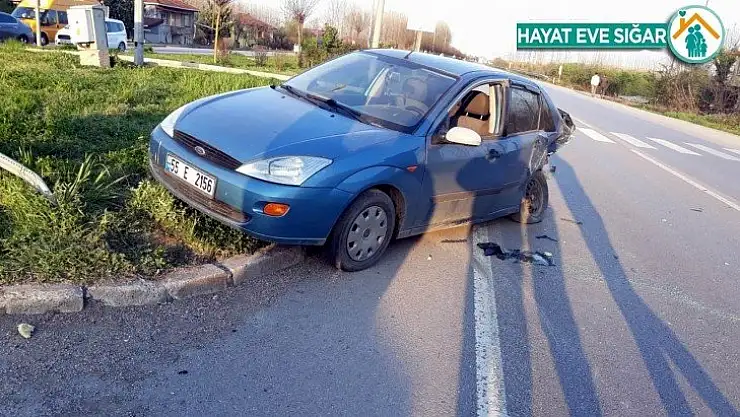 Samsun'da trafik kazası: 6 yaralı