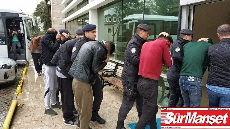 Samsun'da DEAŞ'tan 11 kişi adliyede