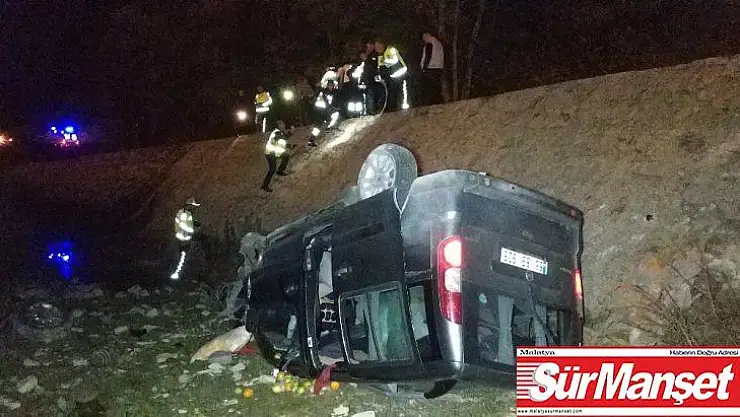 Samsun'da sürücüsü rahatsızlanan kamyonet uçurumdan yuvarlandı: 2 yaralı