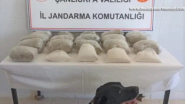 Şanlıurfa'da 20 kilogram uyuşturucu ele geçirildi: 2 gözaltı