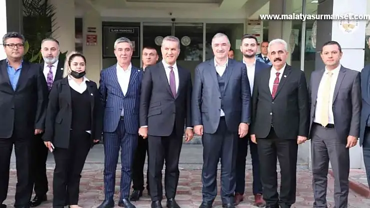 Sarıgül, Kahta Belediye Başkanı Turanlı ile bir araya geldi