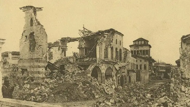 Savunma dönemi Antep kartpostalları