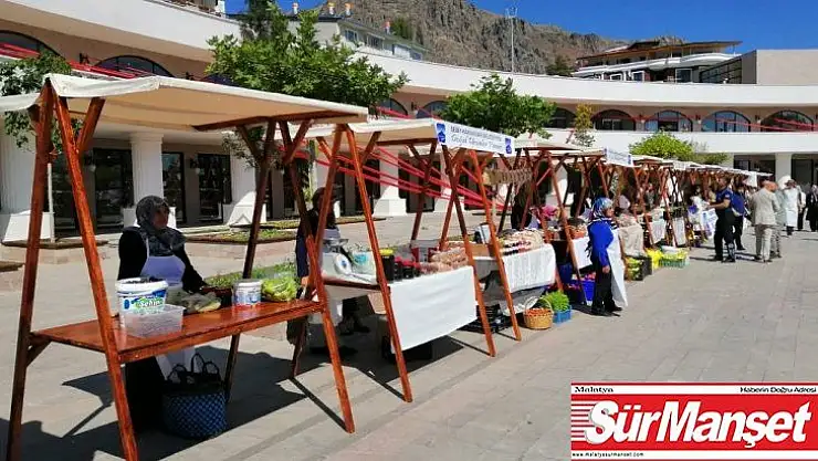 Şebinkarahisar'da organik ürün pazarı açılışı yapıldı