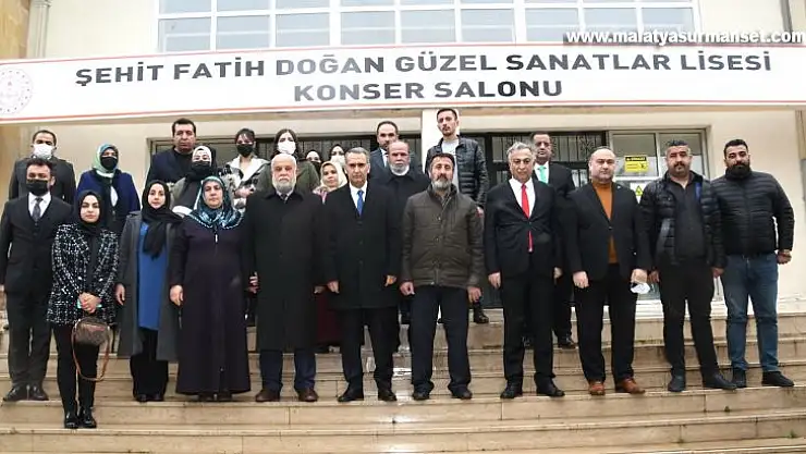 Şehit Fatih Doğan'ın ismi güzel sanatlar lisesine verildi