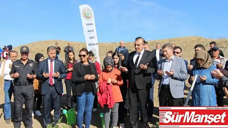 Şehit Seher Yaşar hatıra ormanında ilk fidanlar