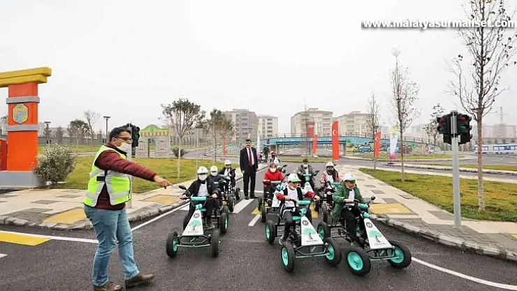 Şehitkamil trafik eğitim parkı'nda eğitimler sürecek