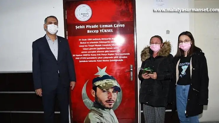 Şehitlerin isimleri okulda yaşatılacak
