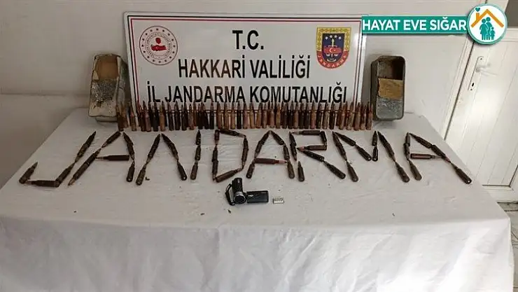 Şemdinli'de mühimmat ele geçirildi