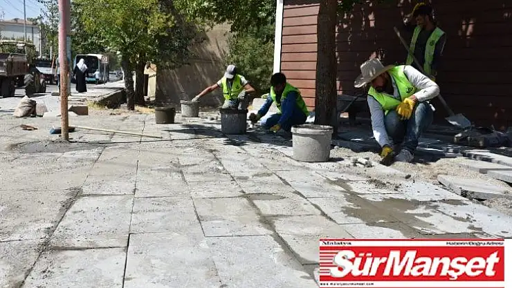 Sento Caddesi baştan sona kadar yenileniyor