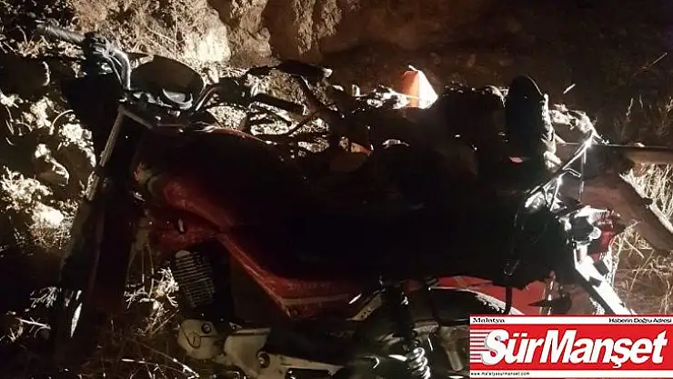 Sepetli motosiklet takla attı:  1 yaralı