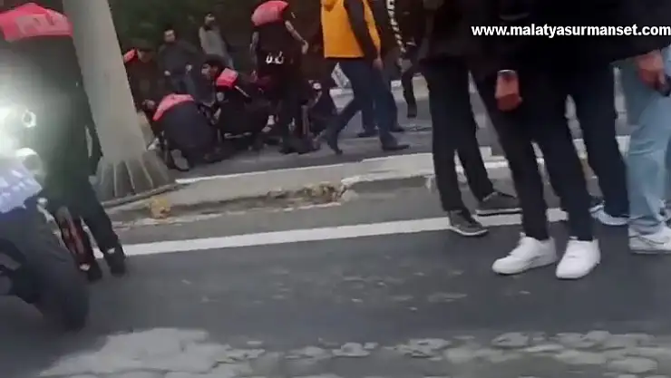 Seyir halindeki yunus polislere çarpıp kaçtı: 2 polis yaralı