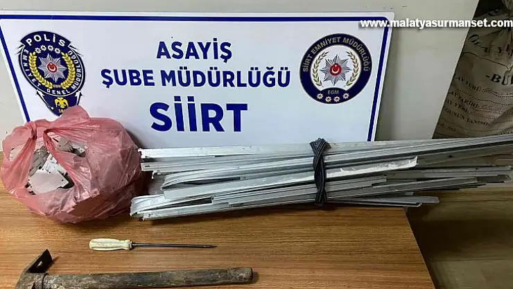 Siirt'te hırsızlık zanlısı suçüstü yakalandı