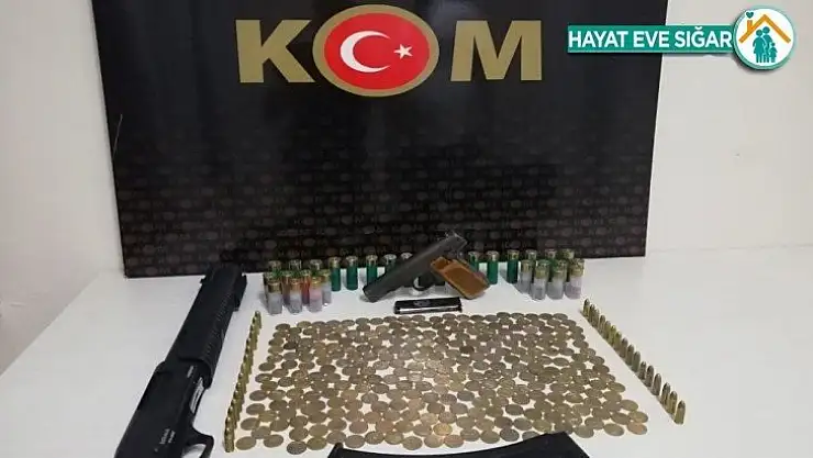 Silahla yaralamaya karışan şahsın evinden tarihi eser çıktı