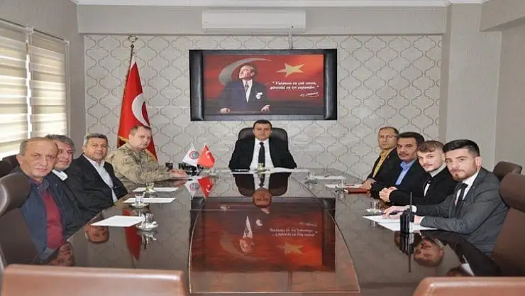 Silvan'da otobüs kazalarının önlenmesine yönelik toplantı yapıldı
